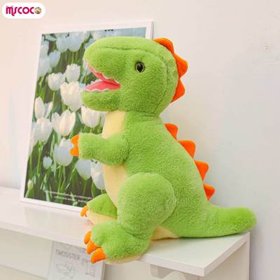 MSCOCO Boneka Mainan จำลองน่ารักสร้างสรรค์หมอนยัดตุ๊กตาหนานุ่มไดโนเสาร์น่ารักสำหรับเด็กผู้หญิงคอลเลกชันตกแต่งของขวัญ