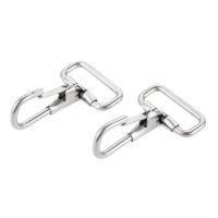 ◄ஐ 2Pcs Stainless Steel Swivel Trigger Lobster Clasp Eye Snap Hook For Leather Craft Bag Strap Belt Webbing Keychain Hooks 54x35mm