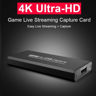 ❐♦❖ Video Capture Card USB 2.0 HDMI 4K 1080P Video Capture Device HDMI to USB Dongle Game Live Streaming Stream Broadcast for PC PS4