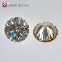 【✲High Quality✲】 WYSUYU SHOP Gigajewe Vvs1แชมเปญสีเหลือง0.8ct 6มม. รอบที่ยอดเยี่ยมตัด Moissanite หลวมเพชรหินผ่านการทดสอบอัญมณีสำหรับทำในห้องปฏิบัติการ