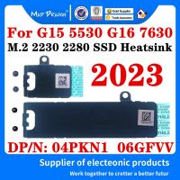 04PKN1 2023 Gratis Ongkir 06GFVV สำหรับ Dell G15 5530 G16 7630 2023แล็ปท็อป M.2 Pcie 2230 2280การ์ดเก็บข้อมูลติดตั้งฮาร์ดไดรฟ SSD ขายึดฮีทซิงค์