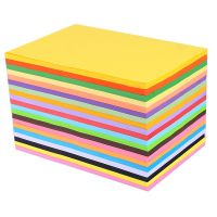 100pcs/lot A4 Colorful Printing Paper 70g Children DIY Handmade Origami Craft Paper Thick Paperboard Cardboard