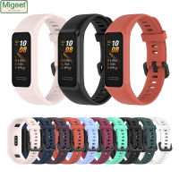 สายซิลิโคน Migeet สำหรับ Huawei Band 4สายนาฬิกาข้อมือสำหรับ Honor Band 5i สายข้อมือสำหรับเปลี่ยน