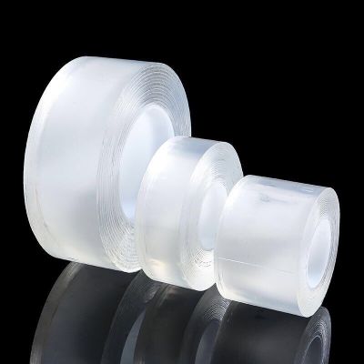 1/3/5/10M Home reusable Tape double sided adhesive for Face Super Strong Traceless Nano Glue Gadget cinta doble cara Transparent