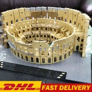 MOULD KING MOC Streetview The Architecture Colosseums model sets Building