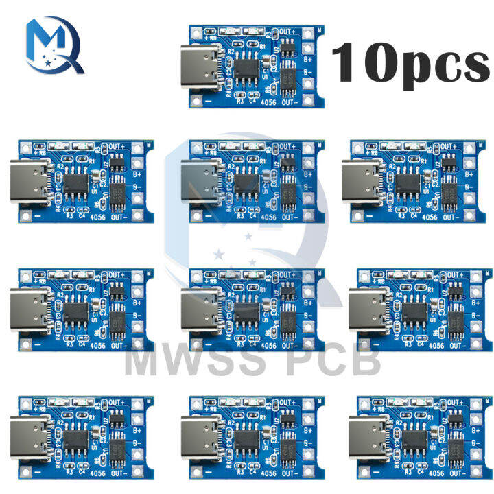 【CW】10Pcs18650 TP4056 Lithium r Module 5V 1A MicroType-cMini Charging ...
