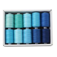 hot！【DT】 10PCS/Set 402 Polyester Thread Multicolor Durable Sewing Threads for PatchingPatchwork Supplies Accessories