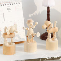 Nordic Home Decor สัตว์ Fairy Garden Miniatures ไม้ Novelty Room Decor ของขวัญ Mini Figurines สำหรับภายใน Book Nook