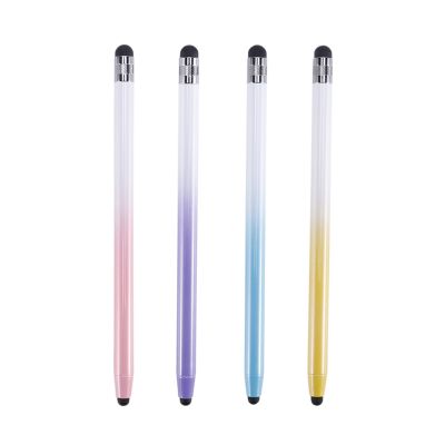 For iPhone iPad for Tablet Android Phone Silicone Stylus Pen Double Head Touch Screen Pen Pencil Anti Slip For Android Phone