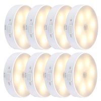 ETX400mAh LED Night Light Motion Sensor Wall-Mounted Lamp for Kitchen Bedroom Stairs Cabinet Closet Wardrobe Chargeable Light