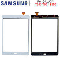 ใหม่9.7 "สำหรับ S Amsung G Alaxy Tab 9.7 SM-T551 SM-T555 T550 T551หน้าจอสัมผัส Digitizer เซนเซอร์กระจกเลนส์แผง