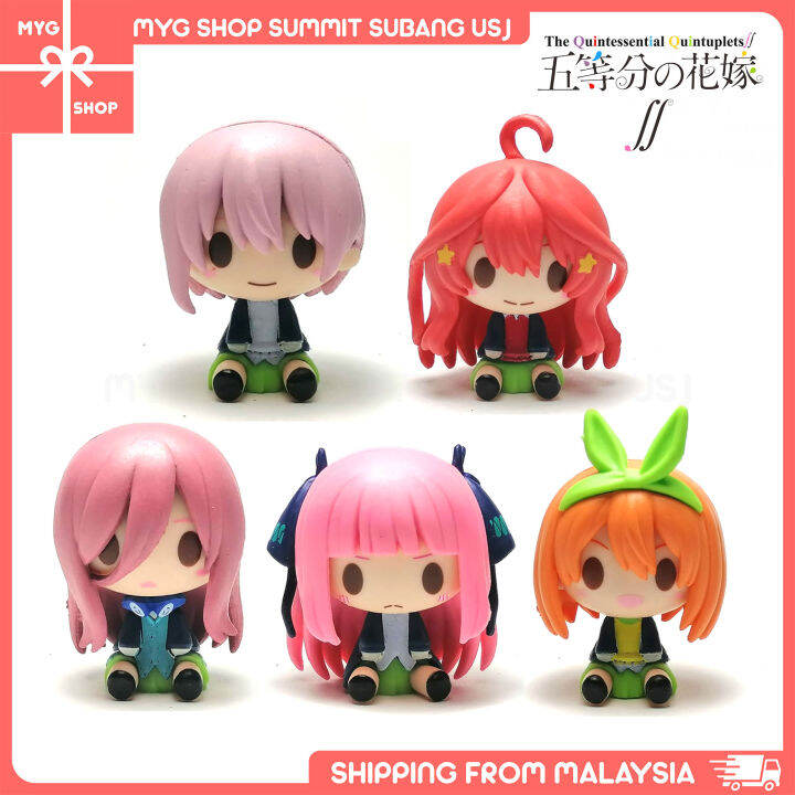 [OEM] The Quintessential Quintuplets 4cm Mini Figure Collectibles Cute ...