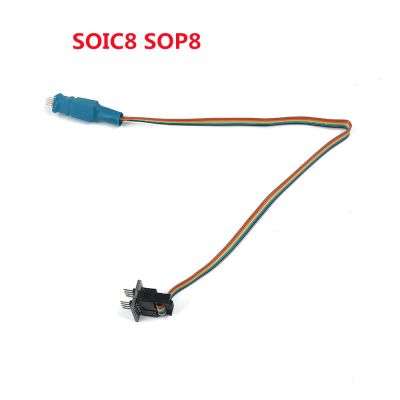 SOIC8 SOP8 Test Clip Probe Line For EEPROM 93CXX/25CXX/24CXX circuit programming on USB Programmer TL866 RT809F RT809H CH341A Calculators