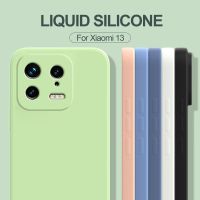 เคสเหลวสำหรับ Xiaomi Mi 13 Ultra 13 Pro 13 Lite Mi13 13Pro 13 Lite 5G สี่เหลี่ยม TPU ซิลิโคนเคสโทรศัพท์กล้องแบบเรียบง่ายฝาครอบด้านหลังกันกระแทกสำหรับ Xiomi 13กรอบคู่รัก