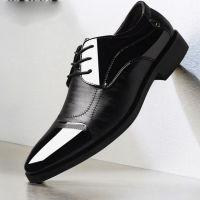 NGT Shoes สำหรับชายรองเท้าผู้ชายรองเท้ารองเท้าผู้ชายรองเท้า Spring New Leather Shoes Mens Business Dress Size Shoes Fashion Baita Wedding Shoes