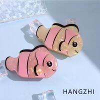 【YF】 HANGZHI Creative Tropical Fish Hair Clip Fun Ocean Animal Shark Summer Seaside Holiday Travel Accessories for Women