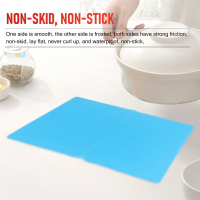 2 Pack A3 Extra Large Silicone Sheet for Crafts Jewelry Casting Molds Mat, Food Grade Silicone Placemat, Multi Purpose Mat, Waterproof Non Stick Heat-Resistant, Blue &amp; Pink