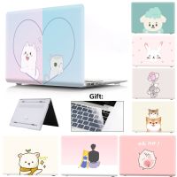 เคสแล็ปท็อป2ชิ้นเหมาะสำหรับ Huawei Matebook เคส D14 13 D15อุปกรณ์เสริมคอมพิวเตอร์ X Pro 2023 2020สำหรับ Honor Magicbook 14เคส15ลายการ์ตูน