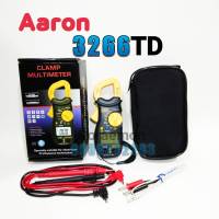 Aaron 3266TD แท้ 100% Digital Clamp Meter คลิปแอมป์ มิเตอร์วัดไฟ มัลติมิเตอร์ดิจิตอล วัดอุณหภูมิ วัดเฮิร์ท คาปาซิสเตอร์ คลิปแอมป์ เเคล้มมิเตอร์