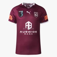 คุณภาพสูงในสต็อก QLD Maroons 2022 Home Rugby football Jersey guingamp Home take short sleeve shirt