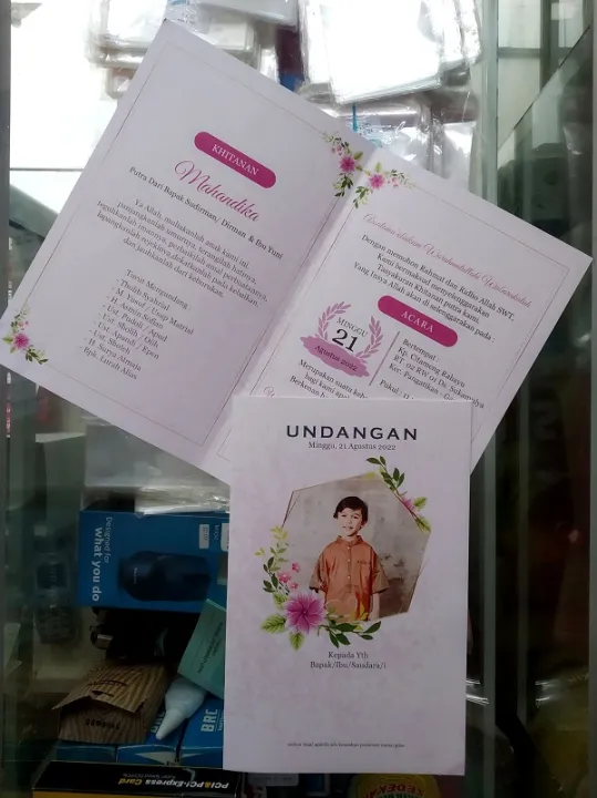 (50) Undangan, Undangan Khitanan, Proses Cetak Cepat | Lazada Indonesia