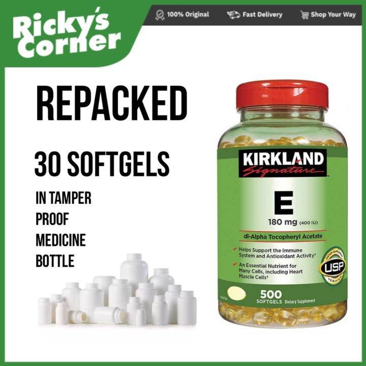 kirkland vitamin e 30 SOFTGELS e vitamin Lazada PH