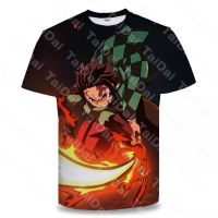 Anime Demon Slayer 3DT-shirt for Kids Boy  Print Casual Short Sleeve Tee Tops