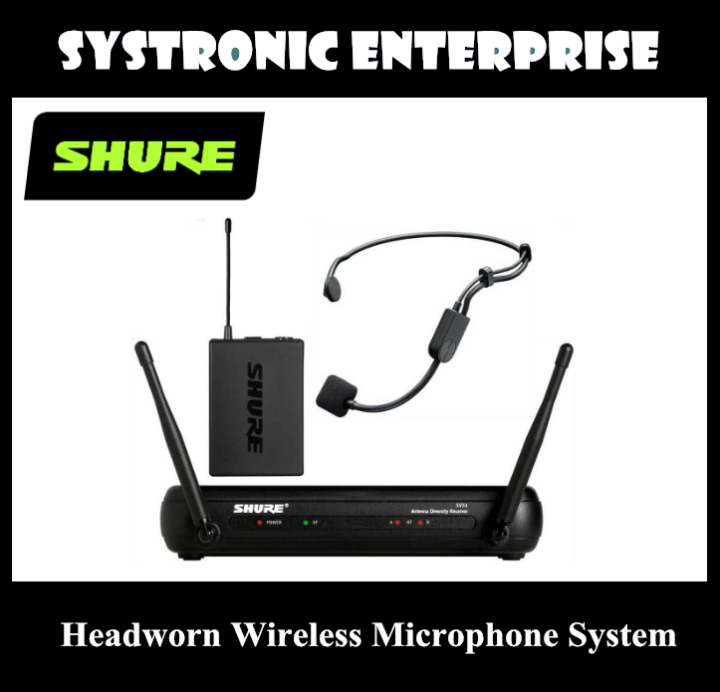 SHURE SVX14/PGA31 Wireless Headset System Lazada
