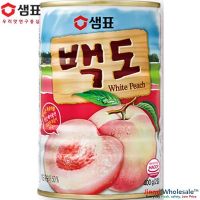 ลูกพีชอบ เซมเพียว แบคโด sempio white peach 샘표 백도 400g