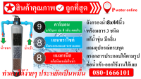 ถังกรองน้ำ 8 นิ้ว +วาล์วF56A1+คาร์บอน  +แมงกานีส+แอนทราไซท์ แุถม อุปกรณ์ครบชุด (กรอกสารและประกอบให้90% ) ต่อน้ำเข้าและน้ำออก ใช้งานได้เลย