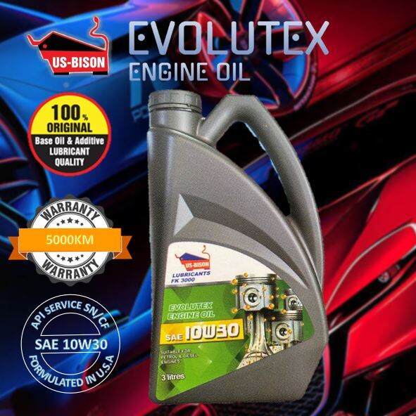 US BISON MINERAL FK 3000 LONG LASTING ENGINE OIL SAFE RIDE ECO 5KM HIGH