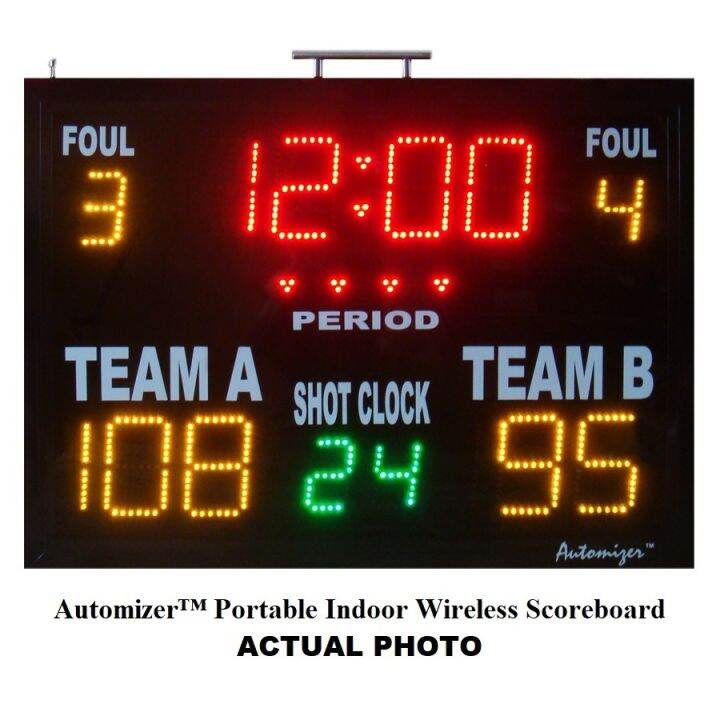 Automizer Portable Electronic LED Indoor Wireless Basketball Sports