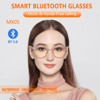 Smart Bluetooth Glasses 5.0 Wireless Bone Conduction Headphones Sunglasses Anti-Blue Light IP67 Waterproof Fashion Music Glasses