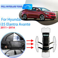 รถ Full Coverages Sunshades สำหรับ Hyundai I35 Elantra Avante 2011 ~ 2016 Anti-UV รถครีมกันแดดหน้าต่าง Sunshade อุปกรณ์เสริม