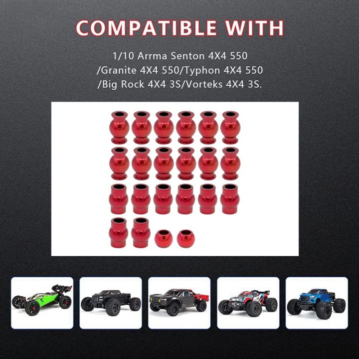 22pcs-aluminum-alloy-pivot-ball-head-set-ar330515-for-arrma-1-10-4x4-granite-mega-senton-typhon-rc-car-upgrade-part-accessories-kit