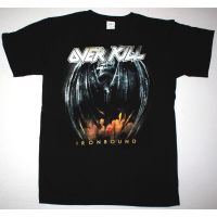 เสื้อยืดโอเวอร์ไซส์ใหม่ เสื้อยืดลําลอง แขนสั้น พิมพ์ลาย Overkill Ironbound Thrash Metal Exodus Testament Destruction อเน  TTKO