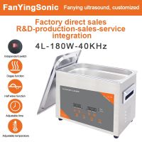 FanYingSonic 4L 180W Ultrasonic Cleaner With Heater Timer Wash Watches Glasses Makeup Brush Jewelry Ring Ultrasound Sonic Wristbands