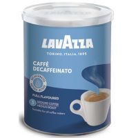 Lavazza Dek กาแฟชนิดคั่วบด 250 กรัม สกัดคาเฟอีน