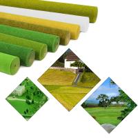 0.4mX1m Grass Mat Model Green Artificial Lawns Turf Cars for Architectural Model Scenery Train Layout HO O N scale