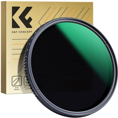 K F Concept Nano D Series 82mm ND8-ND2000 ND Filter for Camera Lens Variable Neutral Density with 24 Multi-Resistant Coating