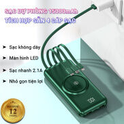Pin sạc dự phòng dung lượng 10000mAh 20000mAh Cát Thái YM368 tích hợp sạc