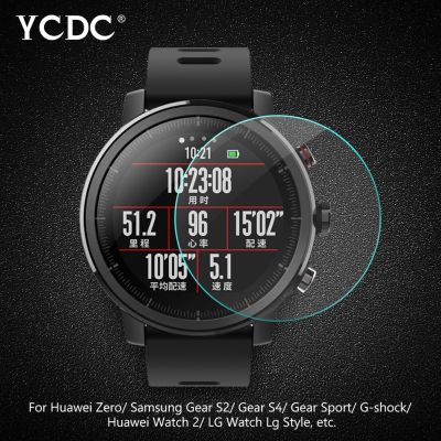 All Size Round Watches Tempered Glass Screen Protective Film Diameter 34 35 36 38 39 40 42 45 46 mm Screen Guard For Smart Watch Nails  Screws Fastene