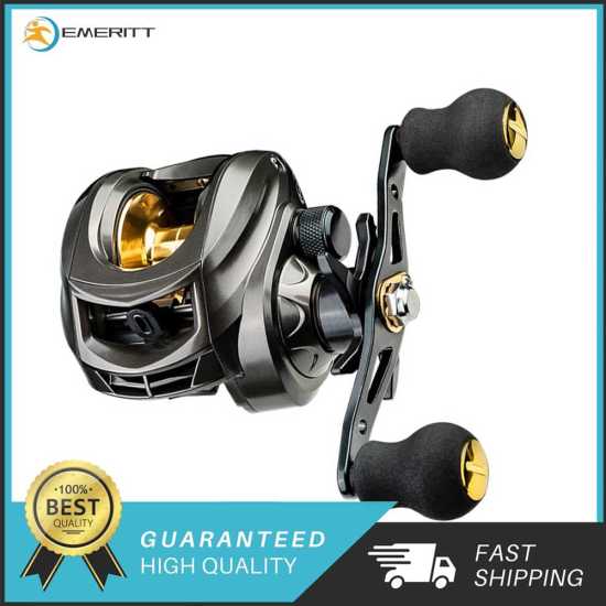 Built-In Type Spincast Fishing Reel Red