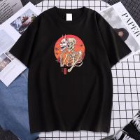 Hannya Yokai Japanese Anime Printing Man Tshirt Tshirt Loose Comfortable Loose Tshirts Mens