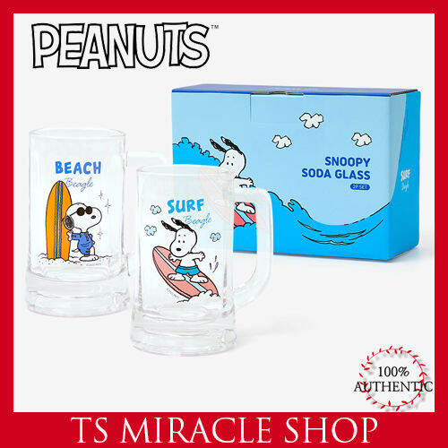 Peanuts Snoopy Soda Glass Handle Cup 355ml 2P Set Lazada PH