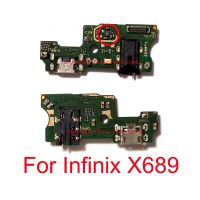 คุณภาพสูงพร้อมพอร์ตชาร์จ IC USB เชื่อมต่อบอร์ดสายยืดหยุ่นสําหรับ Infinix X689 Charge Charger Port อะไหล่ทดแทน