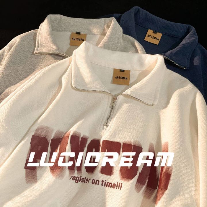 lucidream-เสื้อกันหนาว-เสื้อแขนยาว-เสื้อกันหนาว-ผู้หญิง-2022สินค้ามาใหม่-วินเทจ-oversize-เกาหลี-ใส่สบายๆ-ทรงหลวม-สไตล์สปอร์ต-pl43z22102115