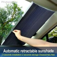 hot【DT】 Retractable Car Windshield Curtain UV Protection Cover