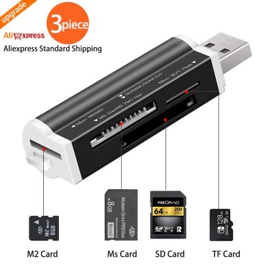 【CW】 USB 2.0 Micro SD Card Reader for Micro SD Card TF Card Adapter Plug and Play for Laptop Desktop pc
