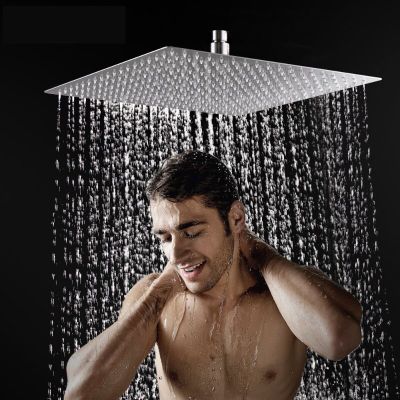 4/6/8 Inch Large Square Shower Head Stainless Steel High Pressure Shower Head Chrome Bathroom Accessories Water Saving Shower  by Hs2023